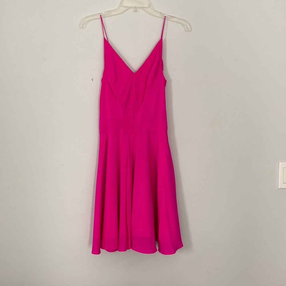 Amanda Uprichard hot pink dress